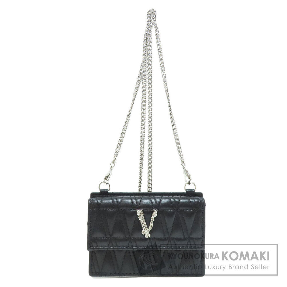 Versace Chain Wallet Leather